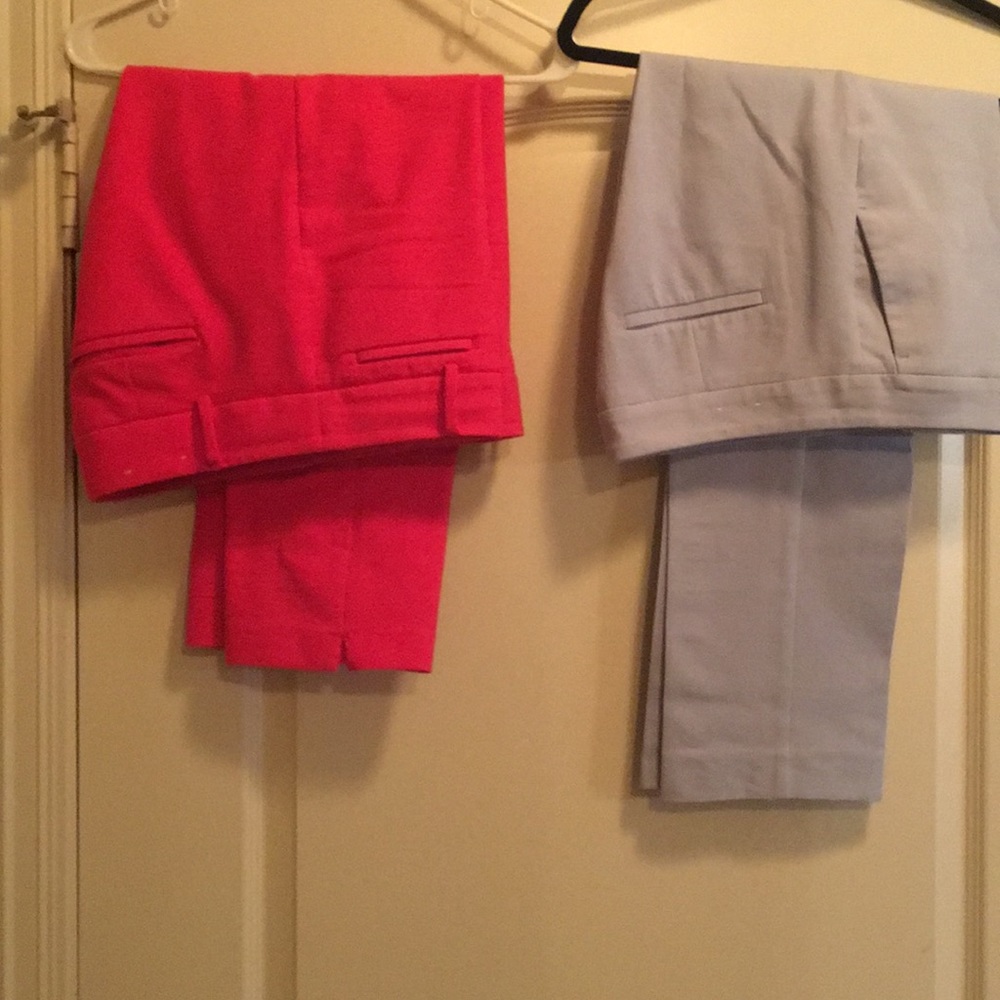 2 well kept pairs of loft capris